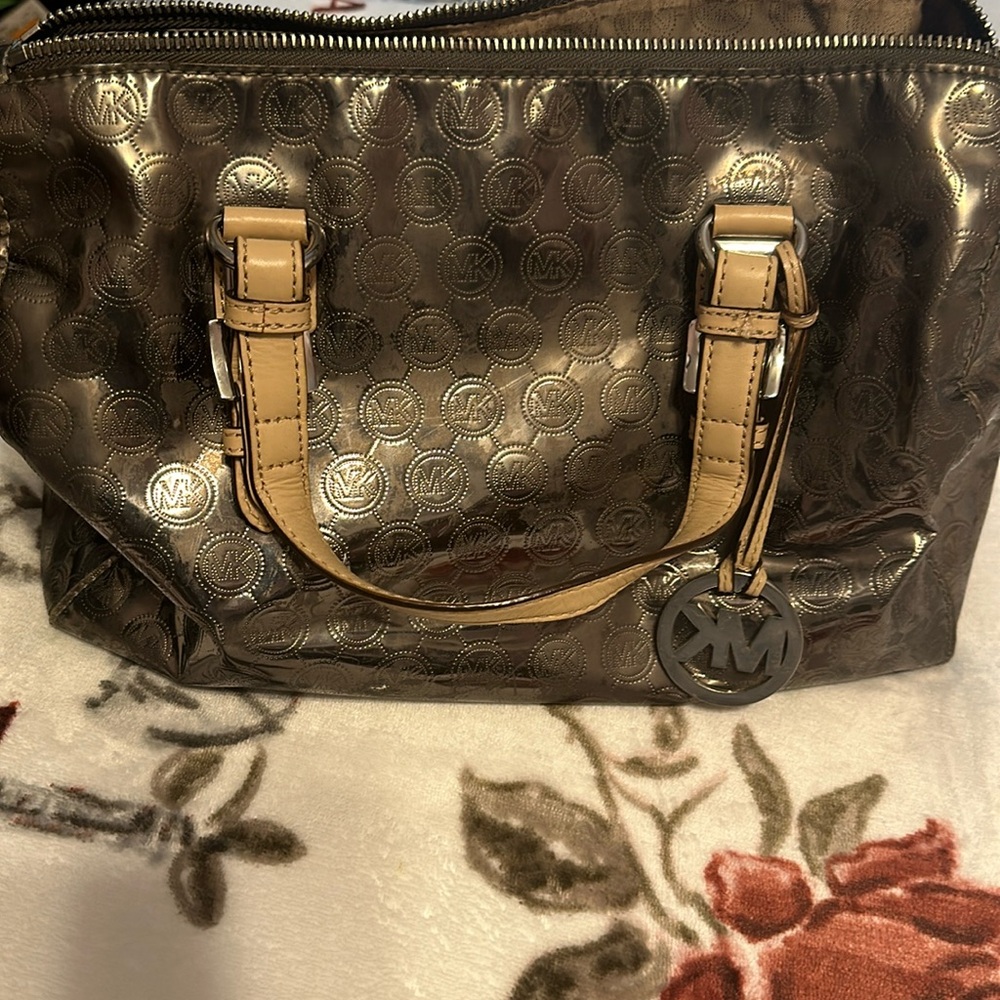 Gently worn iconic, Michael Kors, MK barrel bag